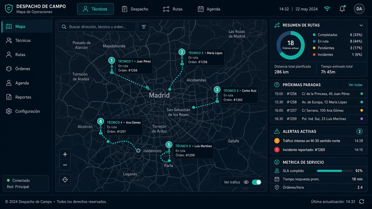 Field service automation