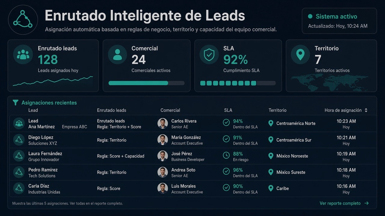 Enrutado de leads